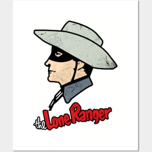 Retro Vintage Lone Ranger Posters and Art